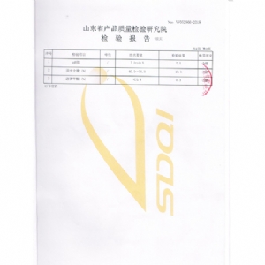 產(chǎn)品質(zhì)量檢測報告